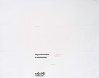 Bild "Brushstroke (Mailer)" (1965) av Roy Lichtenstein