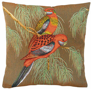 Cushion cover "Parrots Beige"