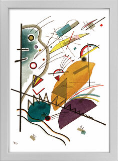 Picture "Composition" (1923), framed by Wassily Kandinsky