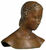 Bust "Lowered Female Head" (1910), bronze version
