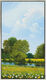 Schilderij "Bloemenweide II" (2022), ingelijst van Arnold Voet