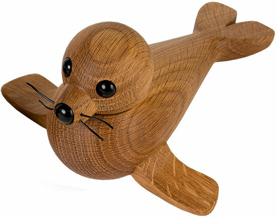 Wooden figure "Mother Seal Mareille" by Spring Copenhagen