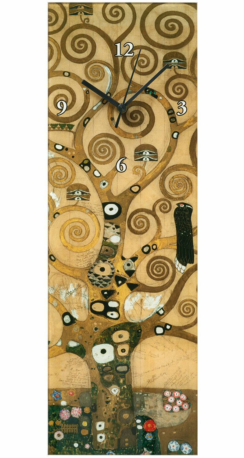 Wanduhr "Lebensbaum" von Gustav Klimt