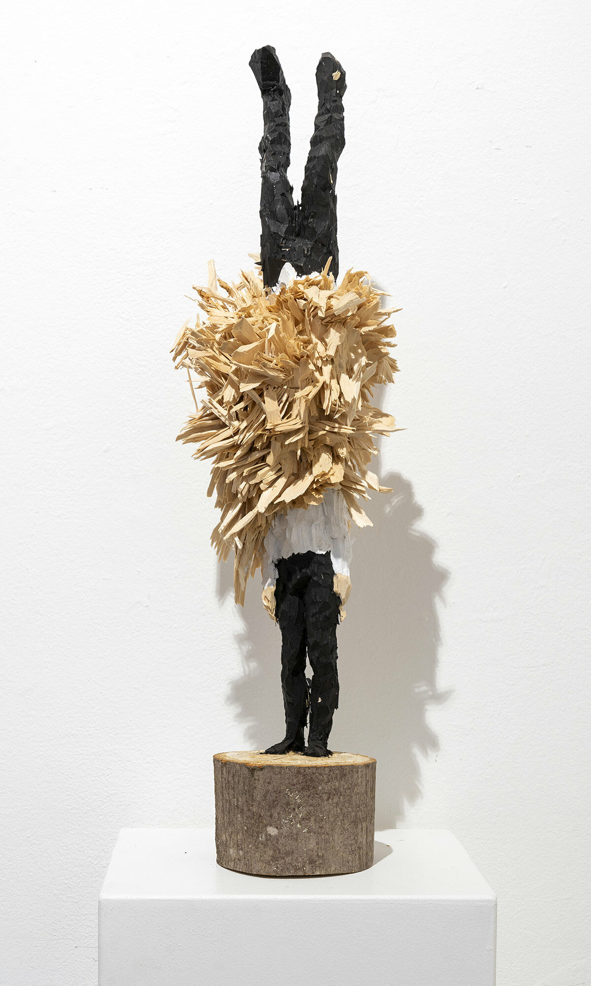 Sculptuur "Zonder titel" (2023) (Uniek stuk), hout von Edvardas Racevicius