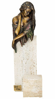 Skulptur "Evenfall - La Gracia", Bronze von Manel Vidal