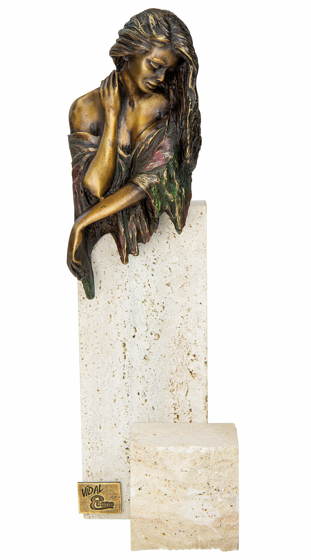 Sculpture "Evenfall - La Gracia", bronze by Manel Vidal