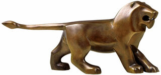 Skulptur "Kleiner Löwe", Bronze