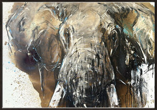 Picture "Elephant_163" (2025) (Unique piece) by Ralf Koenemann