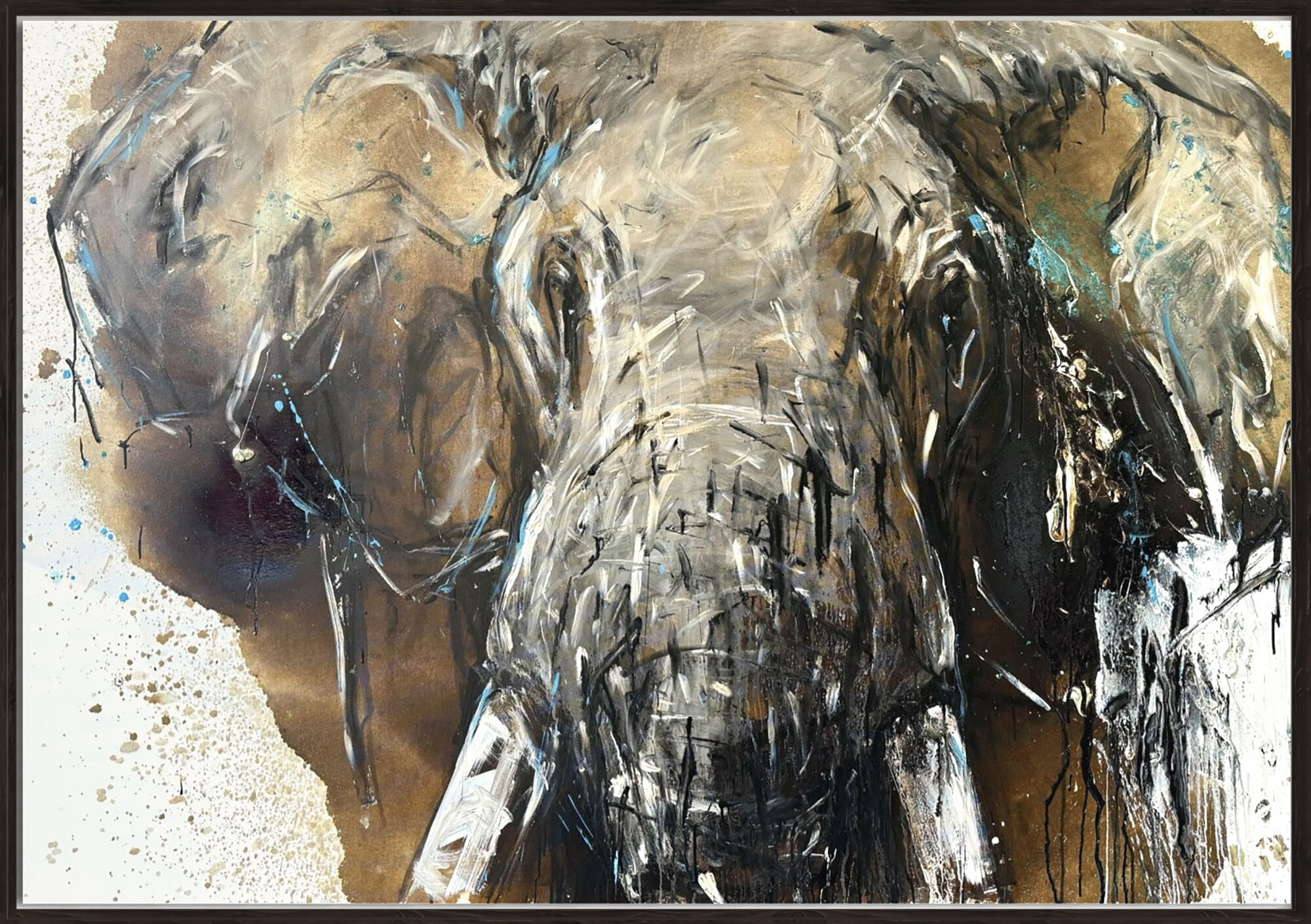 Picture "Elephant_163" (2025) (Unique piece) by Ralf Koenemann