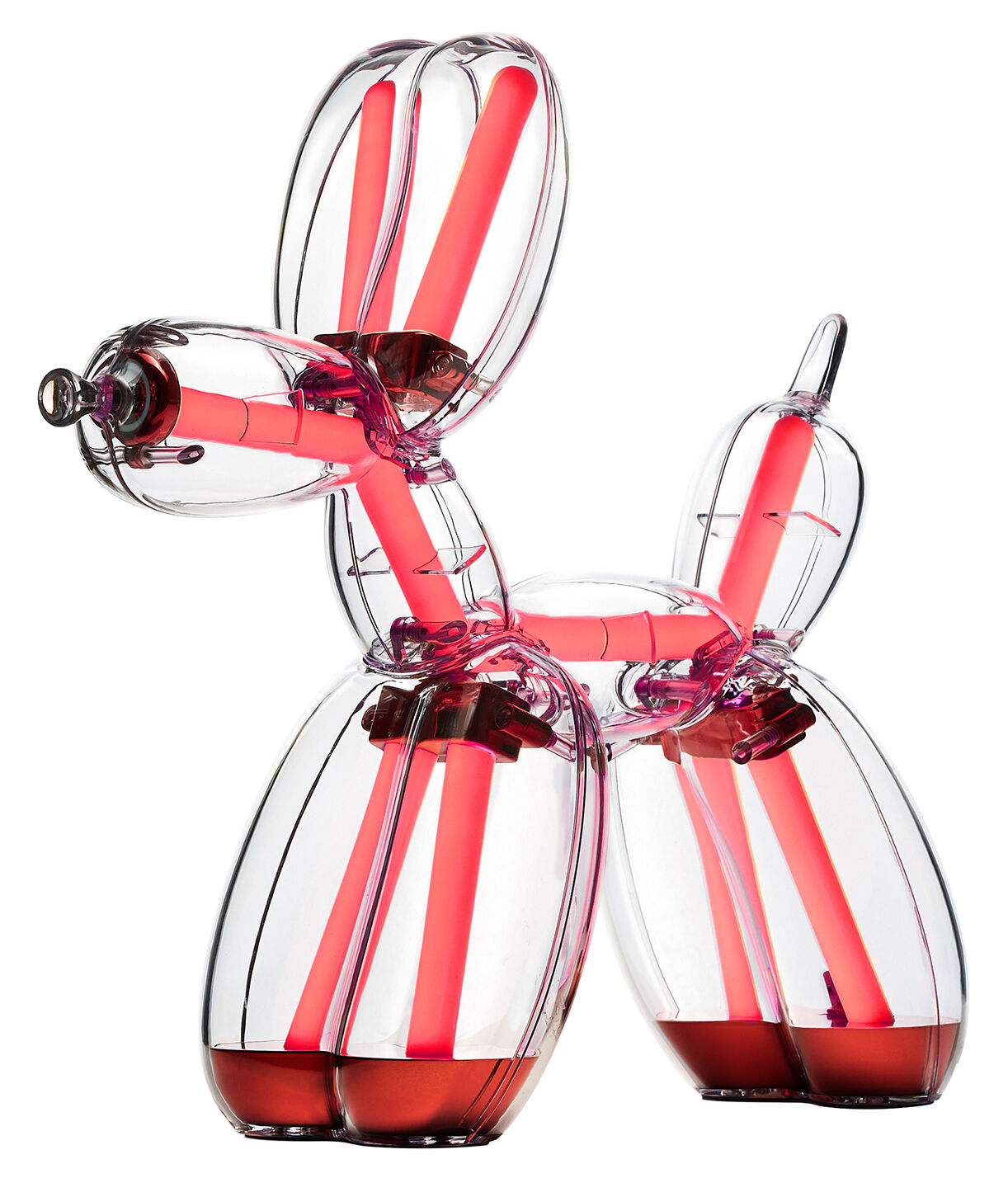 Kabellose LED-Dekolampe "Balloon Dog Chromatic Rot", dimmbar - nach Jeff Koons von Lexon