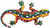 Mosaic figure "El Gecko"