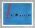 Billede "Bleu II", indrammet
