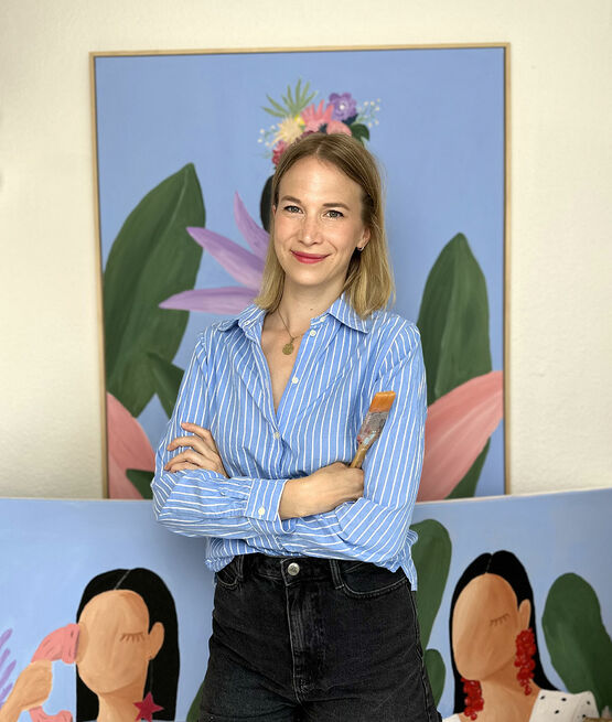 Portrait of the artist Julia von Solemacher 