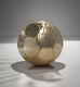 Deko-Objekt "Fußball", Version in Kunstguss Metallic-Gold
