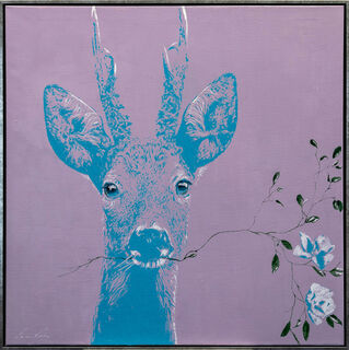 Picture "Series Bright Spot | Portrait of a Deer" (2022) (Unique piece)