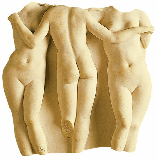 Replika af "De tre gratier", kunstig marmor