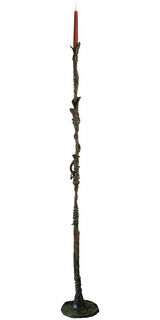 Floor candle holder "La Vitalba", bronze