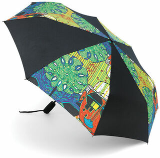 (887) Telescopic umbrella "Tropical Chinese"