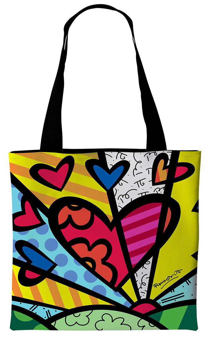 Bolsa "Muchos corazones" de Romero Britto