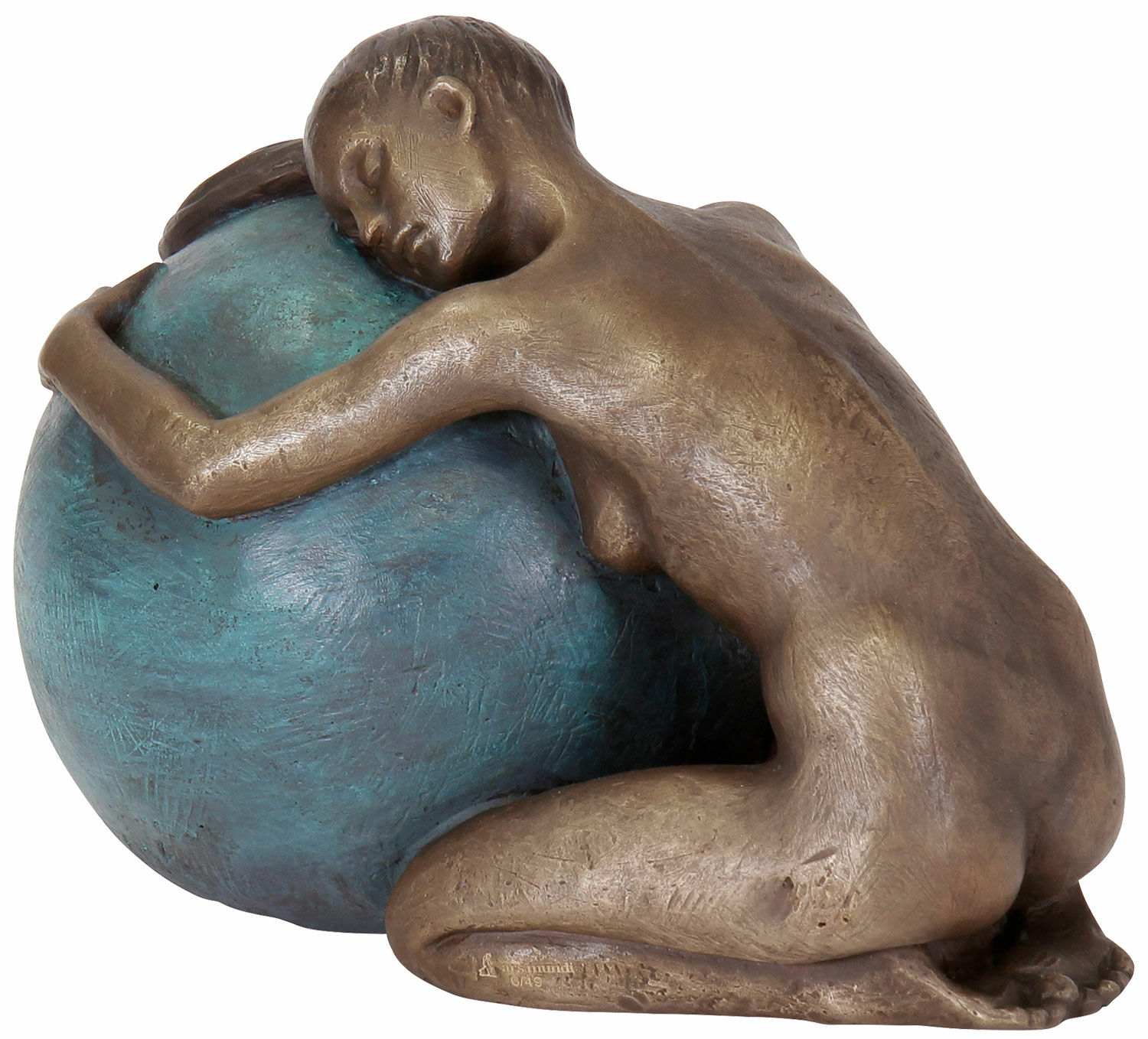 Skulptur "Omfavnelse", bronze von Sorina von Keyserling