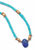 Scarab Necklace Made of Genuine Turquoise