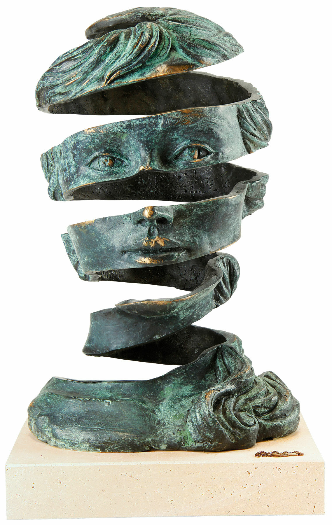 Bust "Imagination", bronze by Angeles Anglada