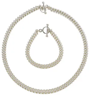 Schmuckset "Silver Drops"