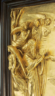 Wandrelief "Erschaffung der Eva" (Reduktion) von Lorenzo Ghiberti