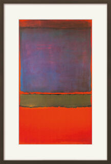 Picture "No. 6 (Violet, Green & Red)" (1951), framed by Mark Rothko