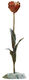 Haveobjekt "Lille tulipan", bronze