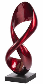 Sculpture "Infinity" (red version), cast