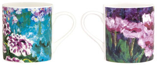 Zestaw 2 kubków z motywami artysty "Nolde's Garden", porcelana autorstwa Emil Nolde