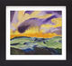 Picture "Yellow-Violet Sky" (Unique piece) by Herbert Beck