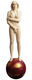 Holzskulptur "Bilanciato" (2023) (Original / Unikat) von Richard Senoner