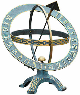 Sundial "Hour Ring", bronze