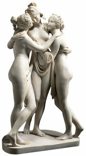 Sculpture "Three Graces" (1813-1816), artificial marble reduction
