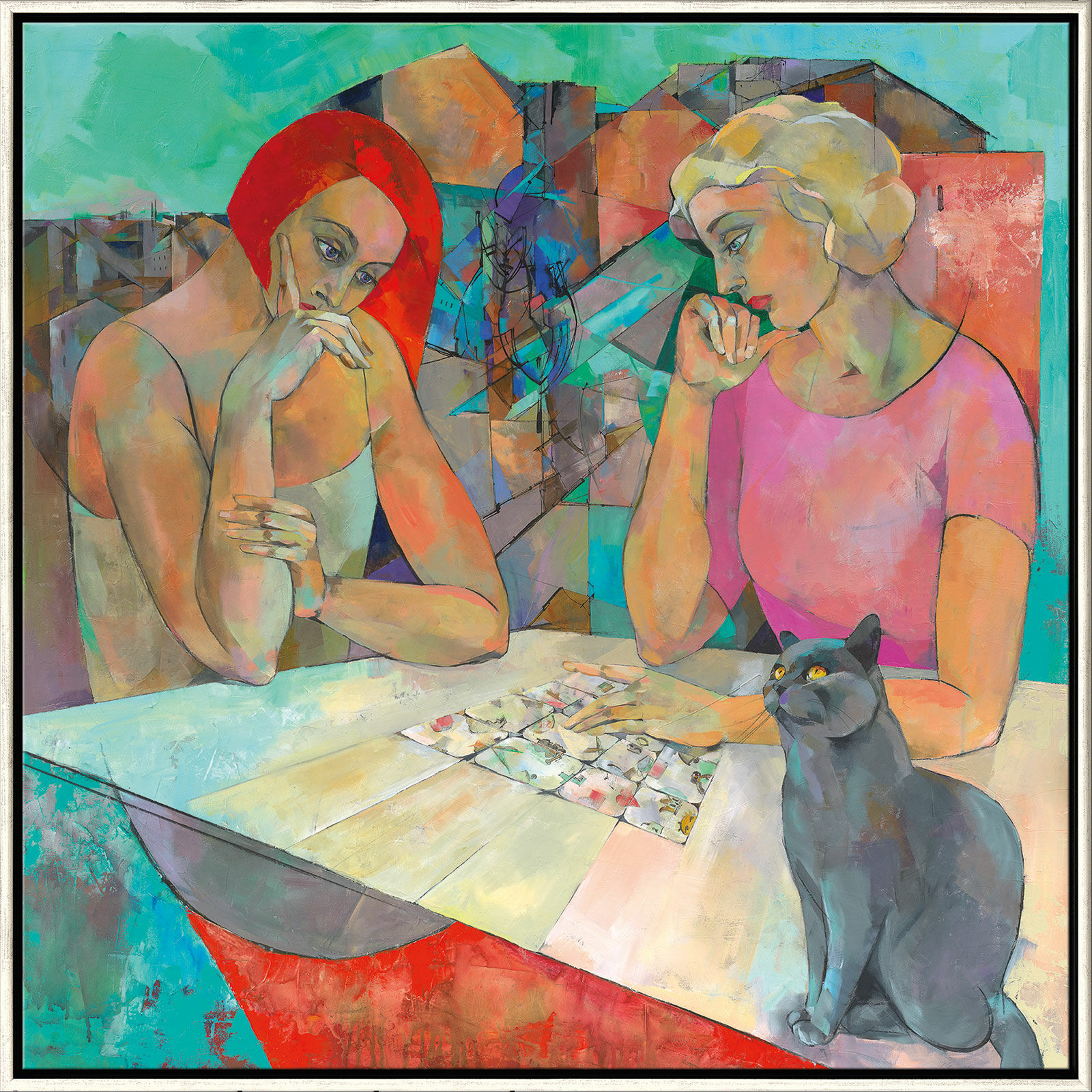 Tableau "Fortune-Teller", encadré von Marina Krasnitskaya