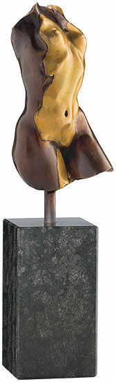 Sculpture "Torso Giulia" (2017), bronze by Kay