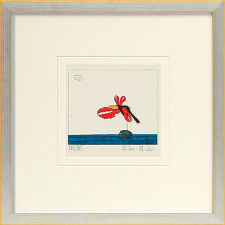 Picture "Zodiac Sign Cancer (22.6.-22.7.)", framed