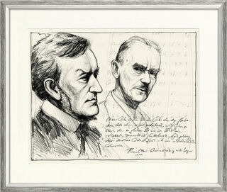 Picture "Love Without Faith - Thomas Mann and Richard Wagner" (2011), framed