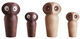 Holzfigur "Eule dunkelbraun" (klein, Höhe 12 cm) - Design Paul Anker Hansen von ArchitectMade