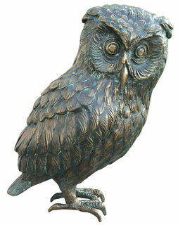 Garden sculpture "Eagle Owl" (version without granite stone)