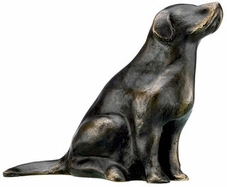 Skulptur "Retriever" (2012), Bronze