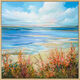 Schilderij "Blooming Coast" (2024, serie unica), ingelijst van Irina Laube