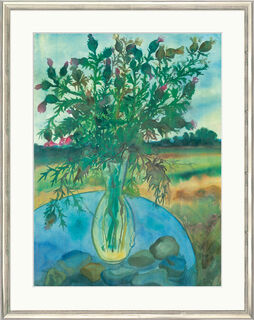 Picture "Thistles" (2002), framed