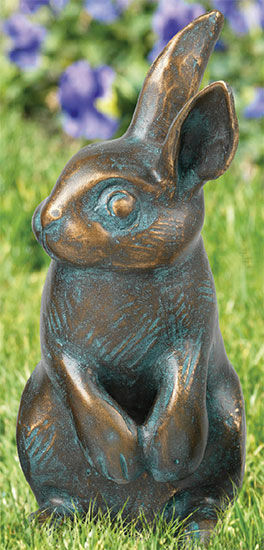 Statue de lapin en forme de Sculpture, décoration de jardin