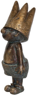 Escultura "King of Cargo Trousers", bronce de Toby Wichmann