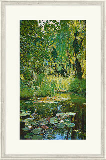 Picture "Water Lily Pond III", framed