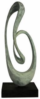 Skulptur "Samling" (2023), bronze von Yves Rasch