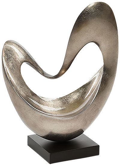 Sculptuur "Swift" (zilverkleurige versie), gegoten